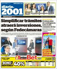 Portada de 2001 - Dosmiluno (Venezuela)