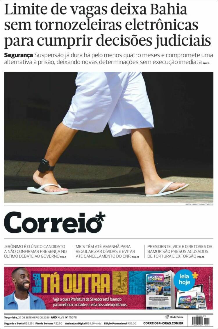 Portada de Correio* (Brasil)