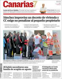 Portada de Canarias 7 (Spain)