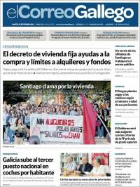 Portada de El Correo Gallego (Espa&ntilde;a)
