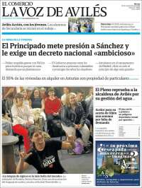 Portada de El Comercio - Avilés (Espa&ntilde;a)