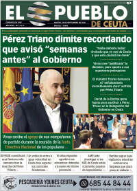 Portada de El Pueblo de Ceuta (Espa&ntilde;a)