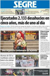 Portada de Segre  (Espa&ntilde;a)