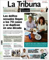 Portada de La Tribuna de Cuenca (Espa&ntilde;a)