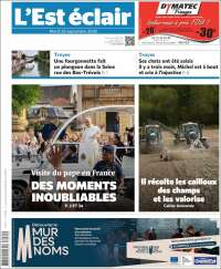 Portada de L'Est Eclair (France)
