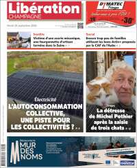 Portada de Libération Champagne (France)