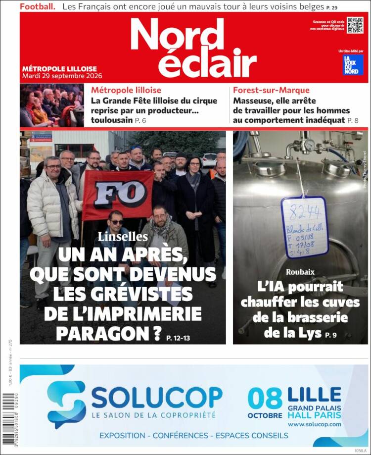 Portada de Nord Éclair (Francia)