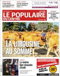 Portada de Le Populaire du Centre (Francia)