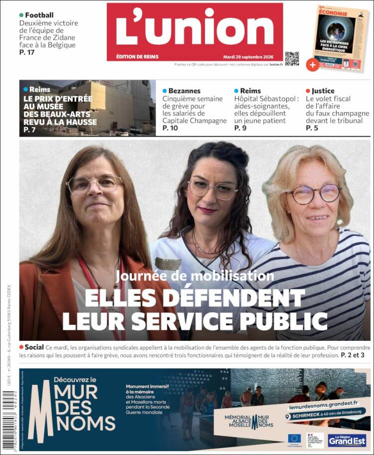 Portada de L'Union (France)