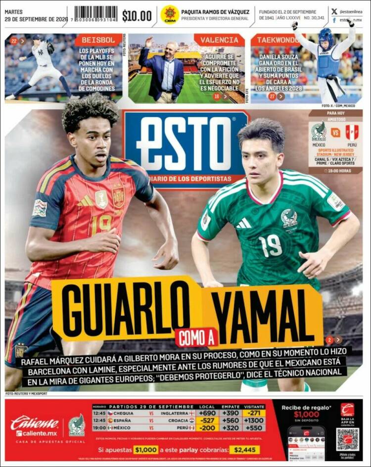 Portada de Esto (M&eacute;xico)