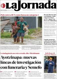 Portada de La Jornada (Mexique)