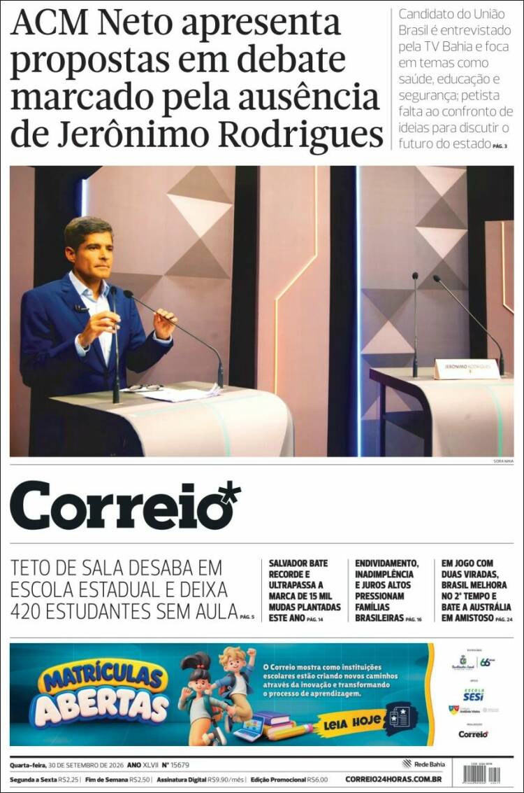 Portada de Correio* (Brasil)
