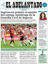 Portada de El Adelantado de Segovia (Spain)