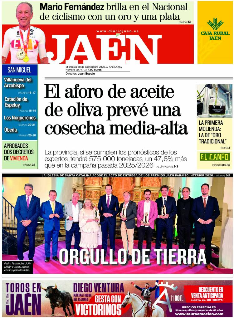 Portada de Diario Jaén (Espa&ntilde;a)