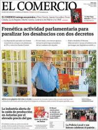 Portada de El Comercio - Gijón (Espa&ntilde;a)