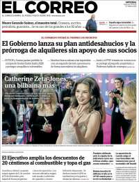 Portada de El Correo - Guipuzcoa (Spain)