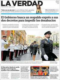 Portada de La Verdad de Murcia (Espa&ntilde;a)