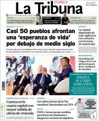 Portada de La Tribuna de Cuenca (Espagne)