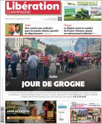 Portada de Libération Champagne (Francia)