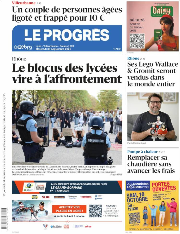Portada de Progres de Fecamp (Francia)