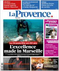 Portada de La Provence (Francia)