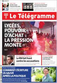 Portada de Télégramme (Francia)