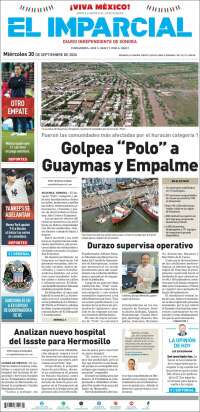 Portada de El Imparcial (M&eacute;xico)