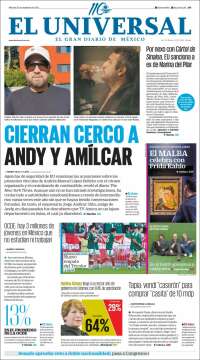 Portada de El Universal (M&eacute;xico)