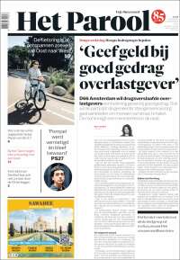 Portada de Het Parool (Pa&iacute;ses Bajos)