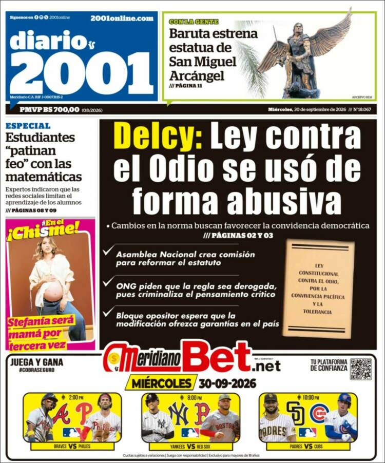 Portada de 2001 - Dosmiluno (Venezuela)