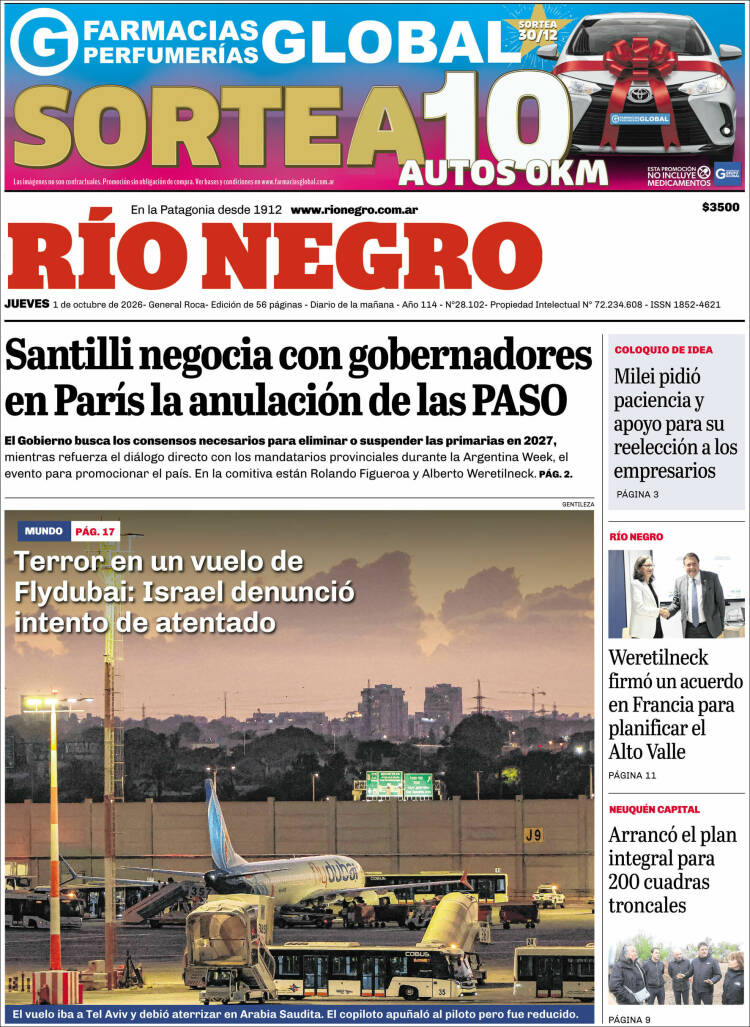 Portada de Rio Negro (Argentina)
