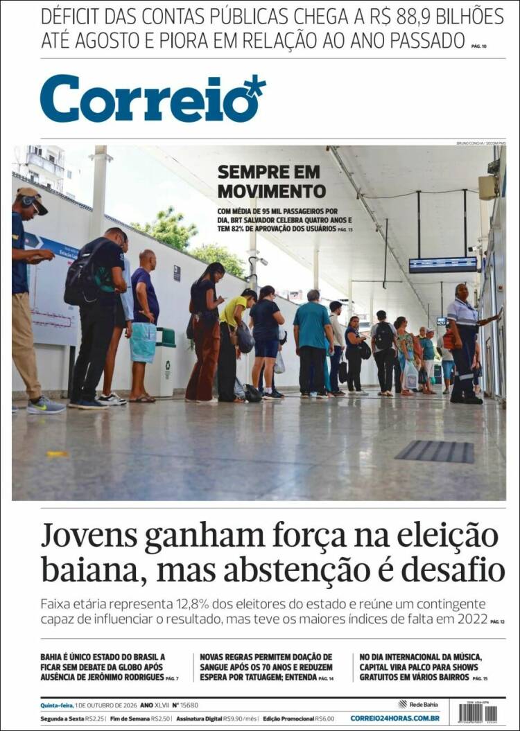 Portada de Correio* (Brasil)