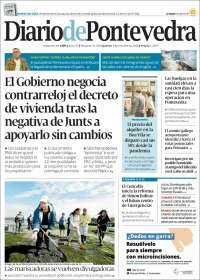 Portada de Diario de Pontevedra (Espa&ntilde;a)