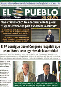 Portada de El Pueblo de Ceuta (Espa&ntilde;a)