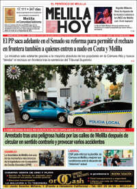 Portada de Melilla Hoy (Espa&ntilde;a)