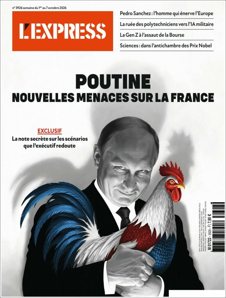 Portada de L'Express (Francia)