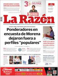 Portada de La Razón (M&eacute;xico)