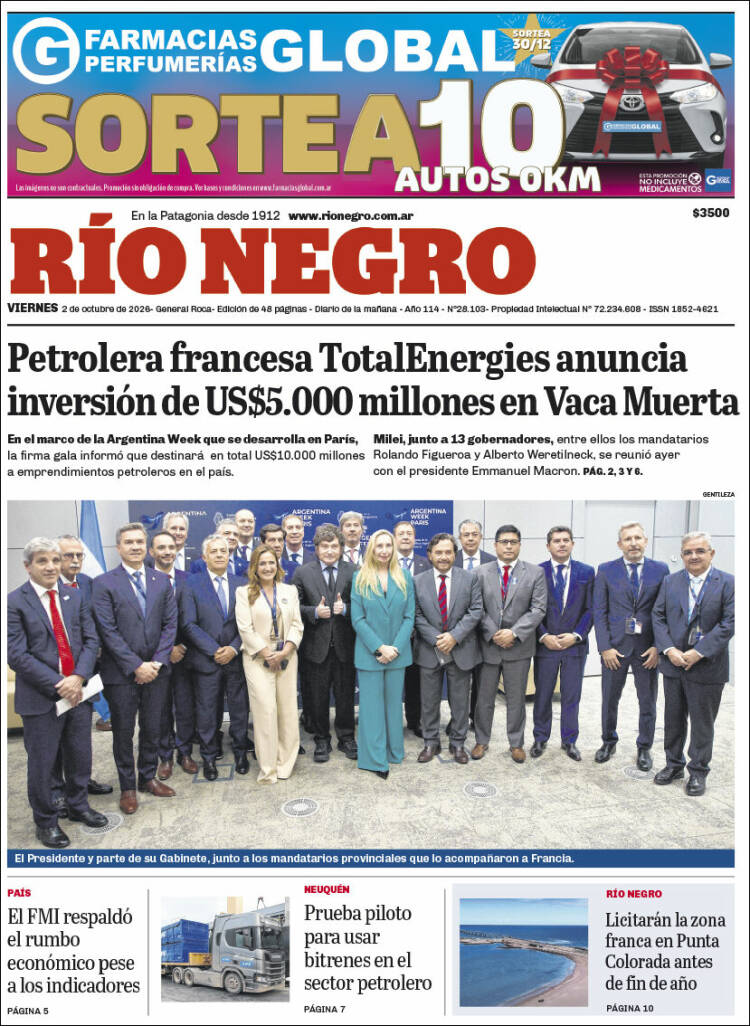 Portada de Rio Negro (Argentina)
