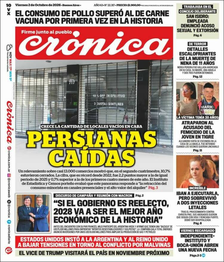 Portada de La Voz del Chaco (Argentina)