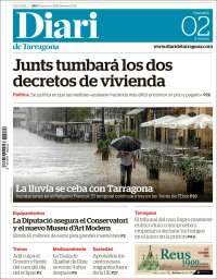 Portada de Diari de Tarragona (Espa&ntilde;a)
