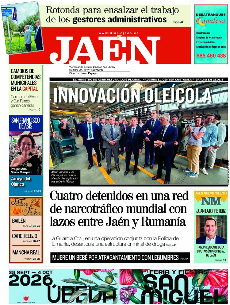 Portada de Diario Jaén (Espa&ntilde;a)