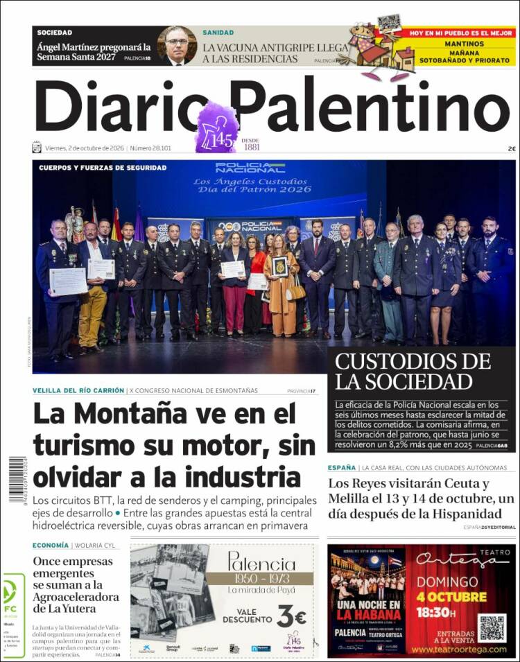Portada de Diario Palentino (Espa&ntilde;a)