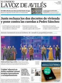 Portada de El Comercio - Avilés (Espa&ntilde;a)