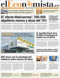 Portada de El Economista (Espa&ntilde;a)