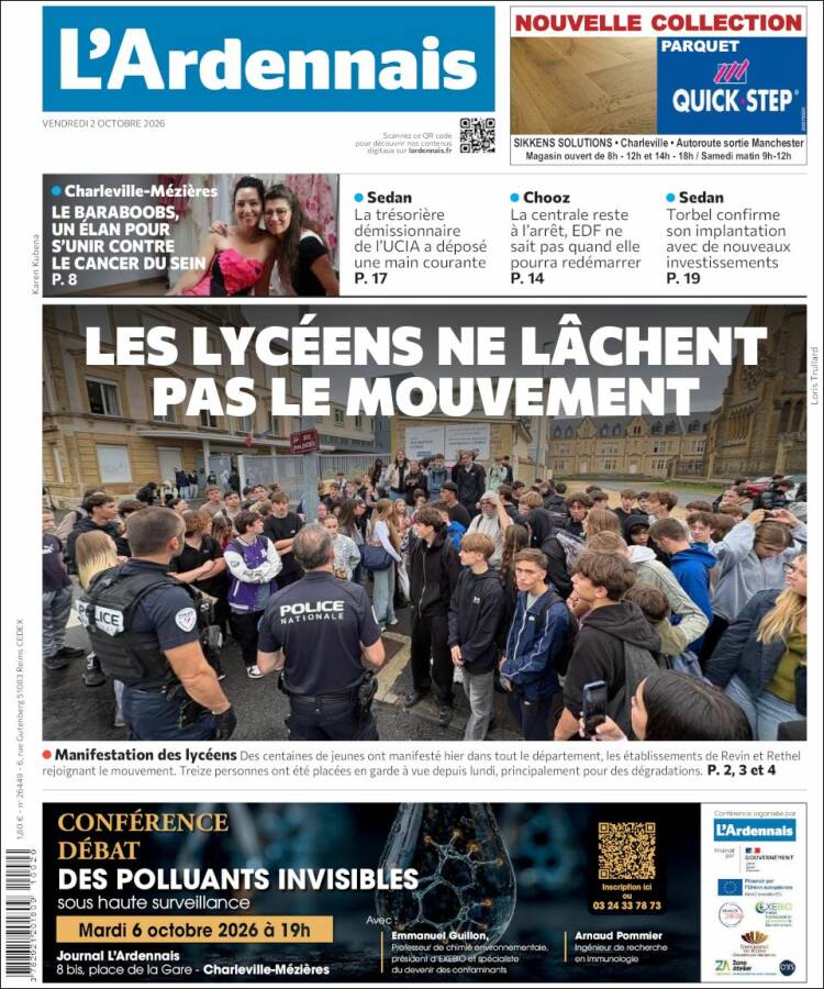 Portada de L'Ardenais (Francia)