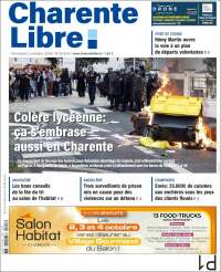 Portada de Charente Libre (Francia)