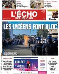 Portada de L'Echo Républicain (Francia)