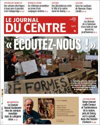 Portada de Le Journal du Centre (Francia)