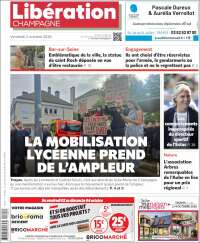 Portada de Libération Champagne (Francia)