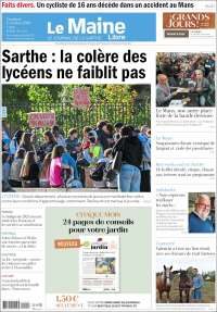 Portada de Le Maine Libre (Francia)